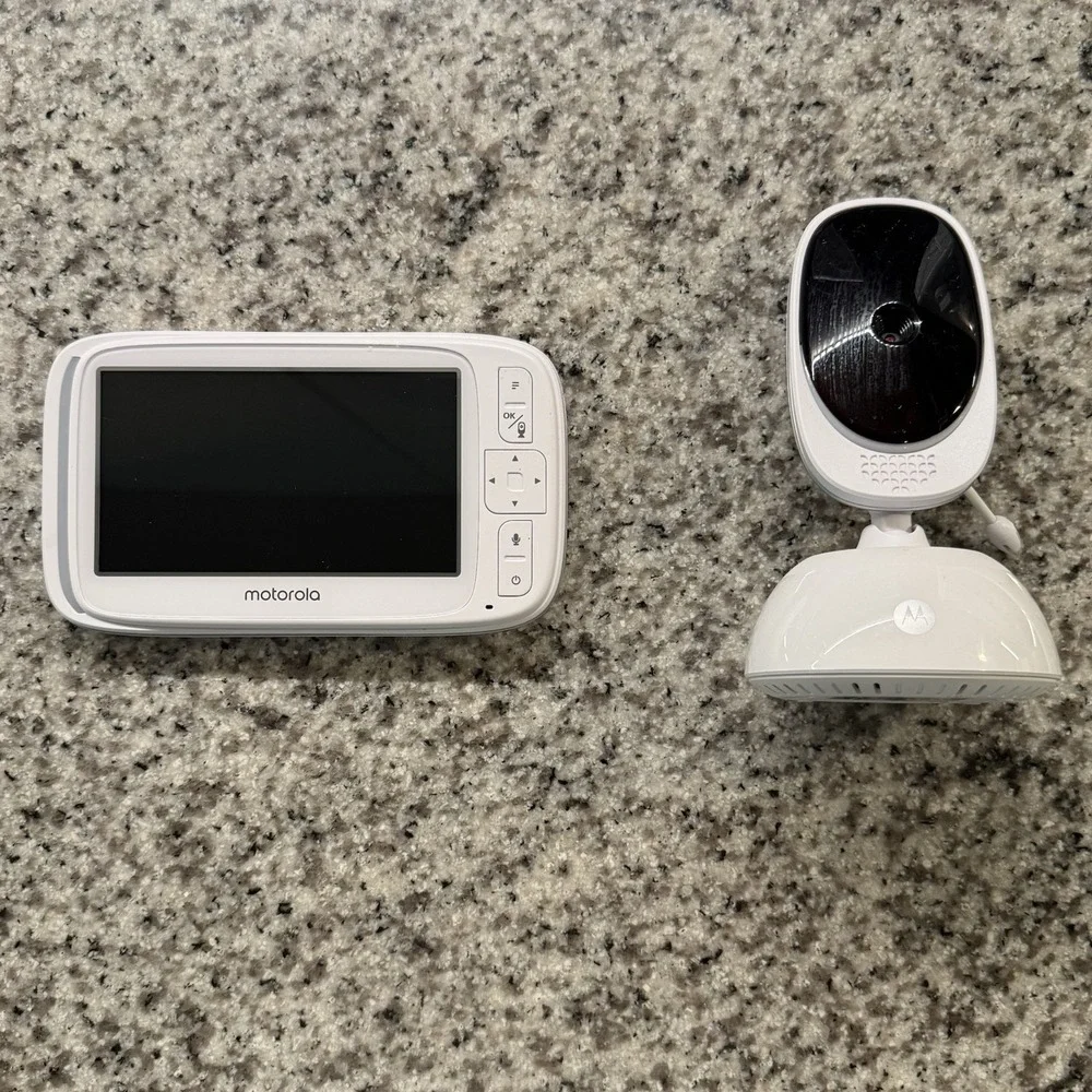 Motorola Comfort75BU 5'' Video Baby Monitor w/ Power Cable WORKS TESTED